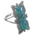 Turquoise Silver Southwestern Ring Size 5-1/2 EX44238